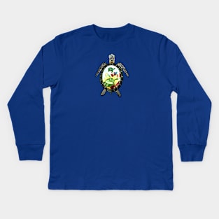 Swimming Turtles Kids Long Sleeve T-Shirt